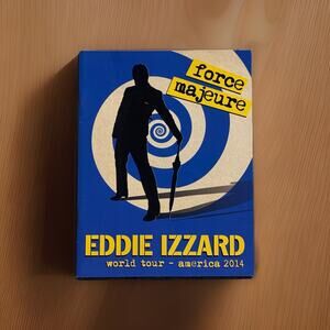 Eddie Izzard Force Majeure World Tour 2015 Program Photo Book Guide